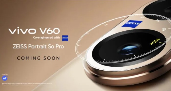 VIVO V60 5G : 6500mAh बैटरी और 50MP कैमरा, देखे फीचर्स, कीमत और लांच डेट